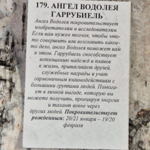 Амулет из шунгита "Ангел Водолея Гаррубиель" — изображение 4