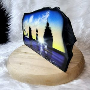 Картина на шунгите Корка Остров Кижи Карелия — изображение 2